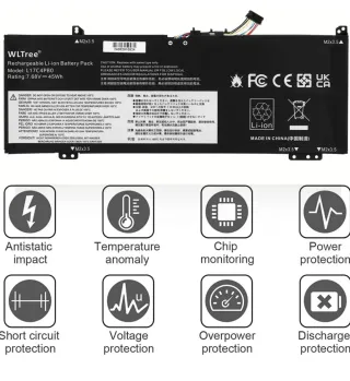 Batteria Laptop Wikinu Alta Prestazione