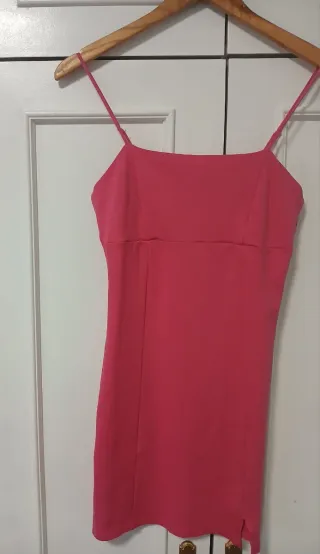 Vestido rosa tirantes