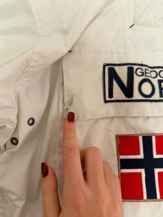 Chaqueta Geographical Norway Blanca