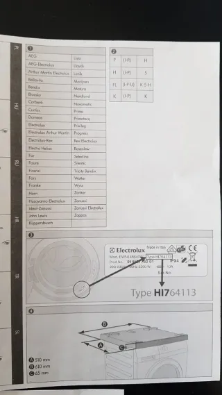 Adaptador para lavadora/secadora