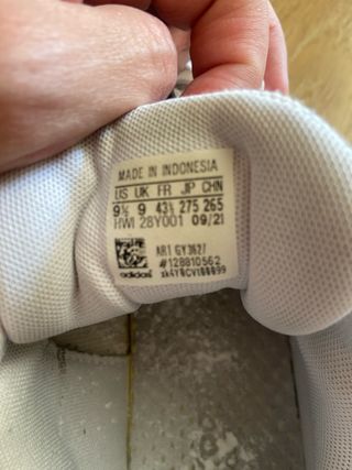 Zapatillas Adidas Piel Blancas y Verde