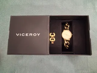 Reloj Viceroy Mujer Chapado Oro 18K