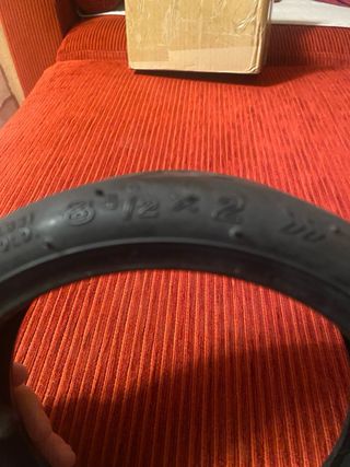 Rueda neumático y camara patinete eléctrico.