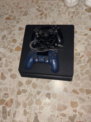 Consola PS4 Slim + 2 Mandos