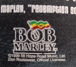 Camiseta Bob Marley Oficial 1999
