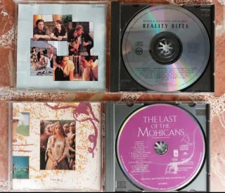 2 CDs BSO El último Mohicano- Reality Bites