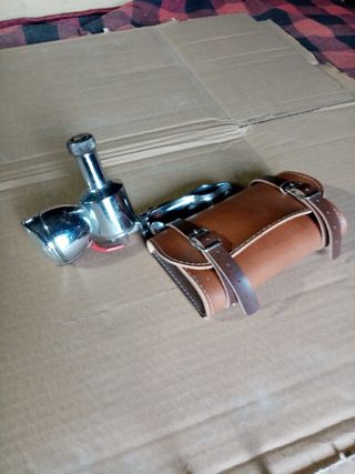 Faro de bicicleta antigua