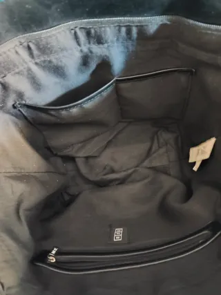 Bolso Misako Negro y Rafia