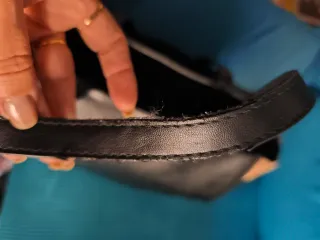 Bolso Misako Negro y Rafia