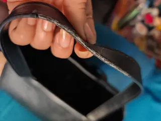 Bolso Misako Negro y Rafia