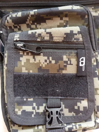 Riñonera táctica camuflaje militar