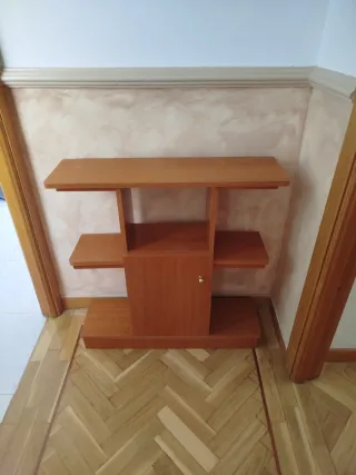 Mueble recibidor pequeño madera