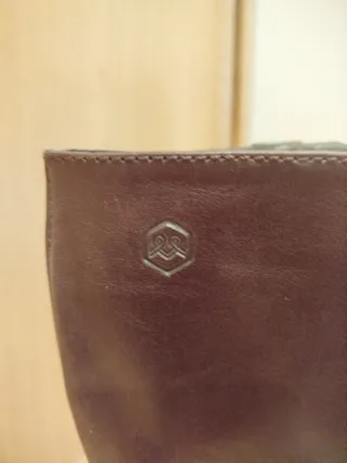 Botas  tacón 10 cm tacon.Talla 36.Piel.