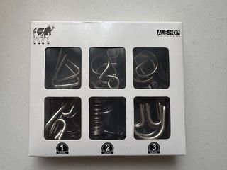 Juego 6 Rompecabezas Metálicos ALE-HOP