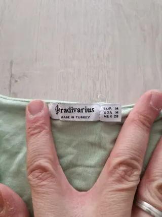 Lote 3 tops bodies blusas mujer Stradivarius Tal.M