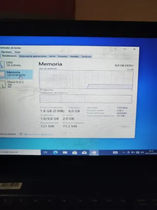 Portátil Toshiba i7