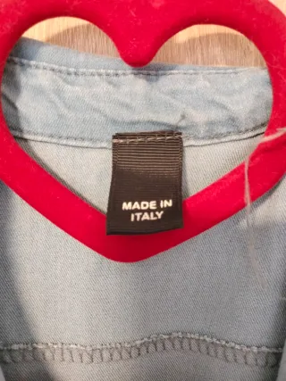 Mono peto vaquero elástico corto