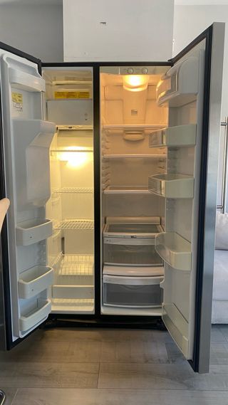 Nevera Americana Acero Inoxidable General Electric