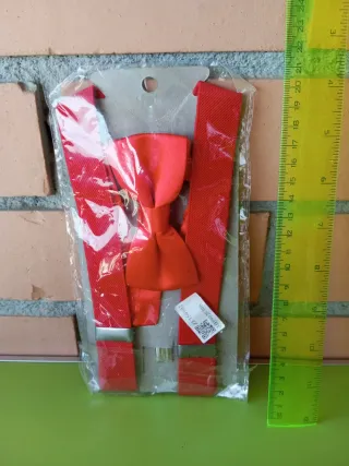 Tirantes y pajarita infantil