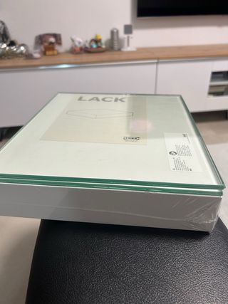 Scaffale IKEA LACK in Cristallo e Legno