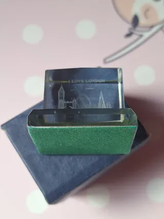 Souvenir Londres Cristal Grabado