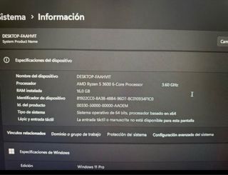 Ordenador Gaming Sobremesa RGB