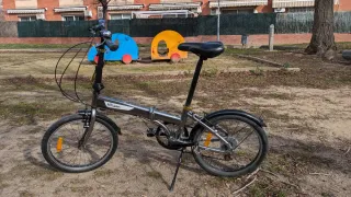 Bicicleta Plegable de aluminio Urbana Gris