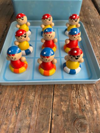 Juego de mesa 3 en raya madera Imaginarium