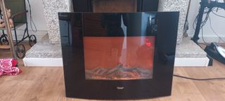 Calefactor eléctrico con efecto llama