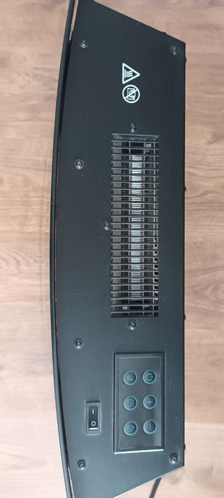 Calefactor eléctrico con efecto llama