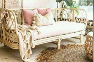 Banco de ratán estilo Balinés