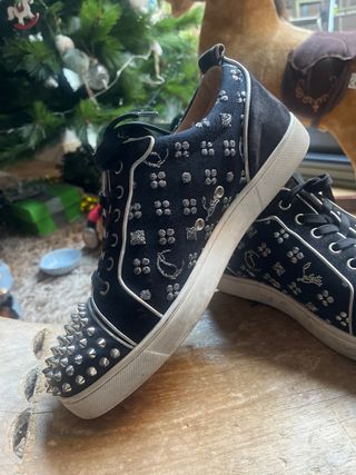 Zapatillas Christian Louboutin Black Silver