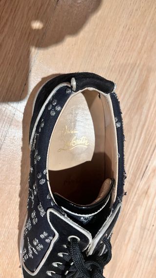 Zapatillas Christian Louboutin Black Silver