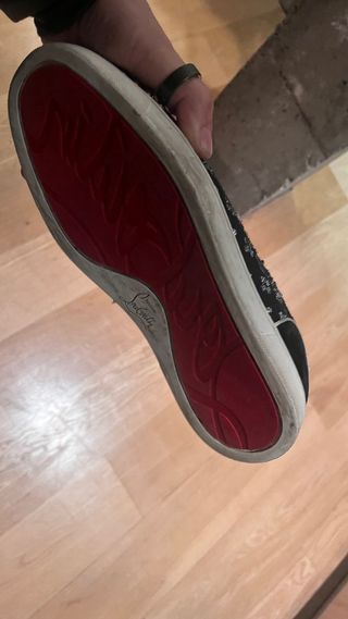 Zapatillas Christian Louboutin Black Silver