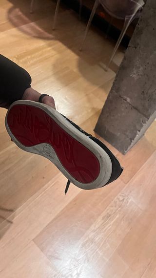 Zapatillas Christian Louboutin Black Silver