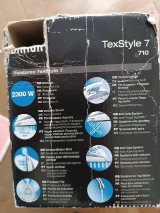 Plancha de vapor Braun TexStyle 7 - 2300W