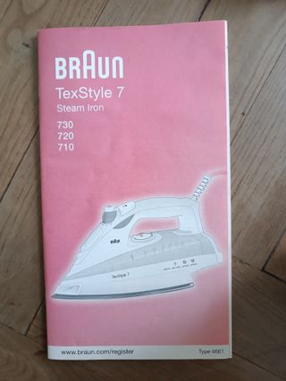 Plancha de vapor Braun TexStyle 7 - 2300W