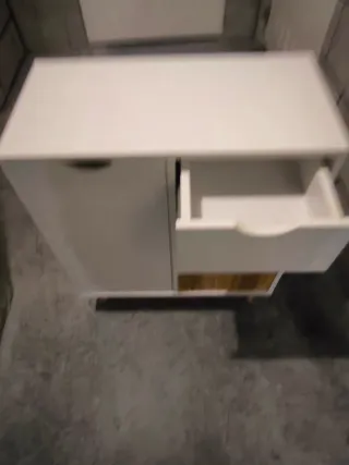 Mobile soggiorno bianco e legno