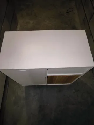 Mobile soggiorno bianco e legno