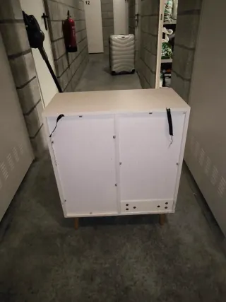 Mobile soggiorno bianco e legno