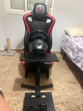 Asiento simulador + Volante PS4/PS5