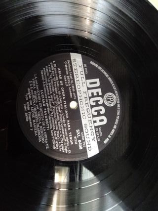 Vinilo LP Decca SXL Ópera Clásica