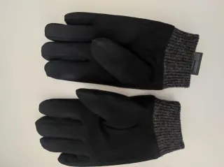 Guantes polares hombre negros y grises