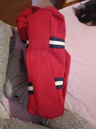 Bolso de viaje Tommy Hilfiger rojo