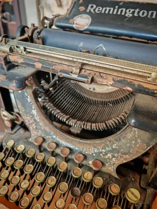 Máquina de escribir Remington antigua