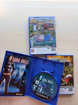 Lote 3 Juegos PS2: Sims 2, Dark Angel, Mercenaries