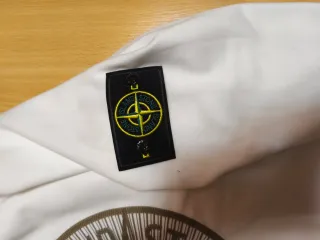 Sudadera Stone Island Blanca Talla L
