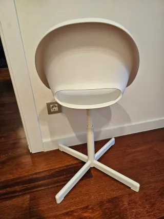 Silla infantil IKEA blanca