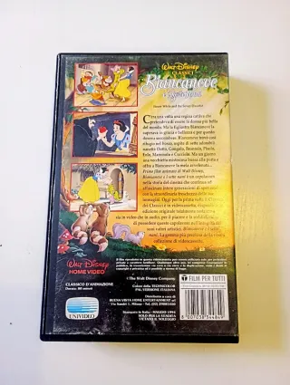 VHS WALT DISNEY BIANCANEVE E I SETTE NANI