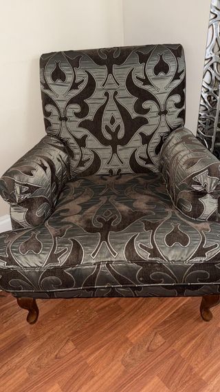 Sofá individual estampado